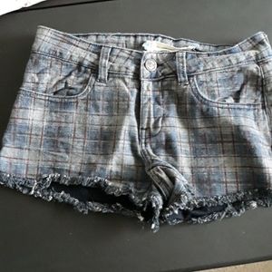 4/$20 Vintage Plaid Shorts